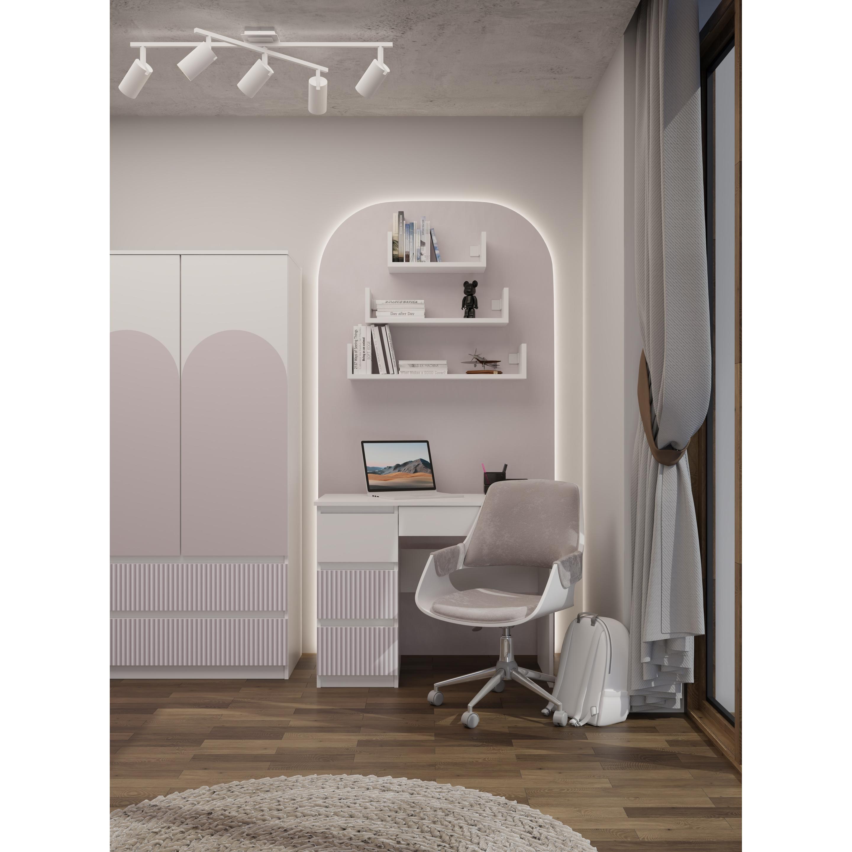 Thumbnail - Topeshop, Schreibtisch, Mijas L Fr Pink Kpl