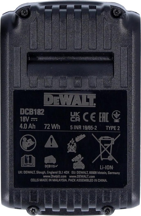 Actual product image DeWalt DCB 182 (18 V)