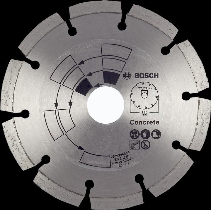 Bosch Zubehör Diamond saw blade concrete D= 125 mm