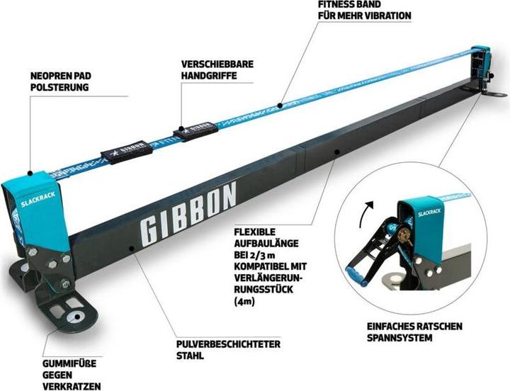 Actual product image Gibbon Slackrack