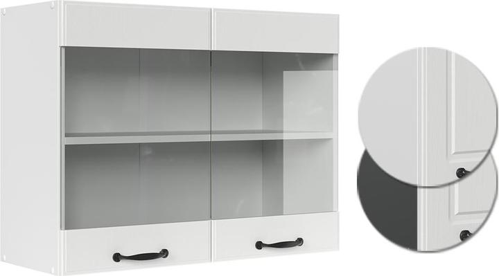 Actual product image Vicco Küchenglasschrank R-Line (80 x 31 x 60 cm)