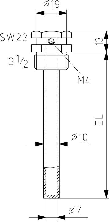 Image du produit ALRE Fourreau (0.10 m)