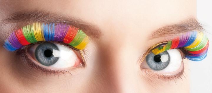 Actual product image Boland Rainbow Wimpern (Artificial eyelashes)