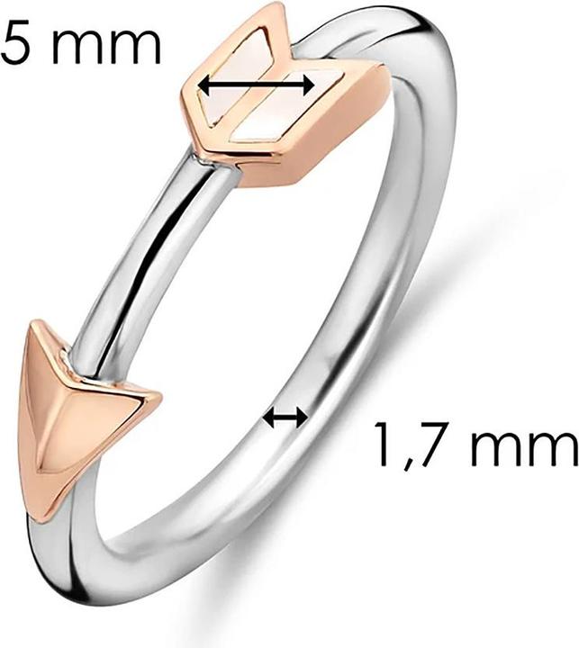 Immagine prodotto Ti Sento Milano Anello madreperla bicolore 12198MW (52, 925 Argento)