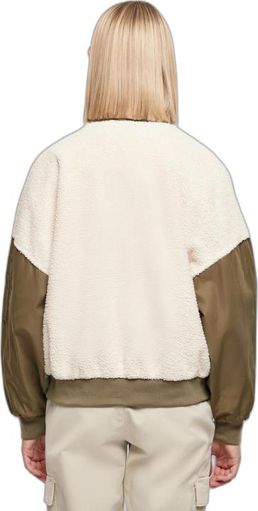 Produktbild Urban Classics Oversized Damen-Bomberjack mit kontrastierender Materialmischung (S, XXL)