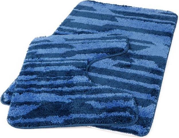 Domoletti BADMATTEN SET MA3273F-2 BLAUW (80 x 50 cm)