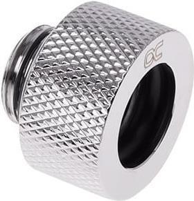 Actual product image Alphacool HT 13mm HardTube screw-on grommet G1/4 for Plexi brass tubes - knurled - chrome