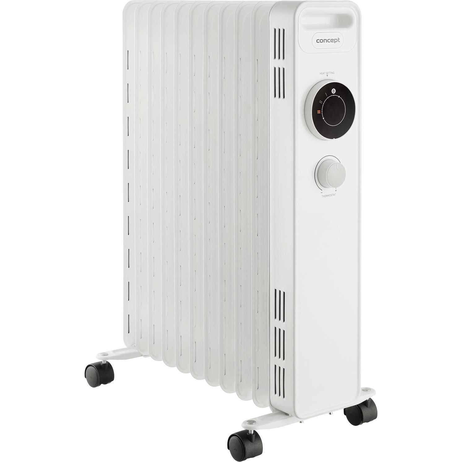 Concept RO3311 2300W - Olieradiator / 11 Vinnen / 3 Standen, Heizkörper, Weiss