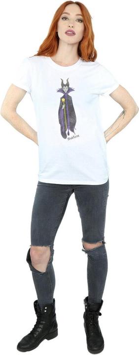 Produktbild Disney Interactive Studios Womens/Ladies Classic Maleficent Cotton Boyfriend T-Shirt (L)