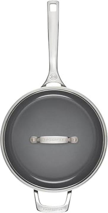Actual product image Le Creuset Essential Non-Stick Ceramic Hapjespan - 26 cm Met Deksel (Frying pan, Aluminium)