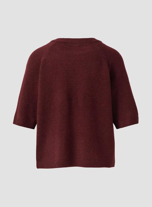 Produktbild s.Oliver Strickpullover Kurzarmpullover aus Alpakamix (48)