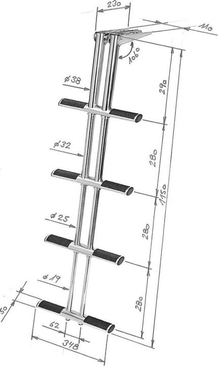 Produktbild Compass Teleskopleiter (115 cm)
