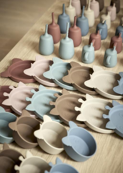 Actual product image Nuuroo Silicone tableware set Judi Cobblestone