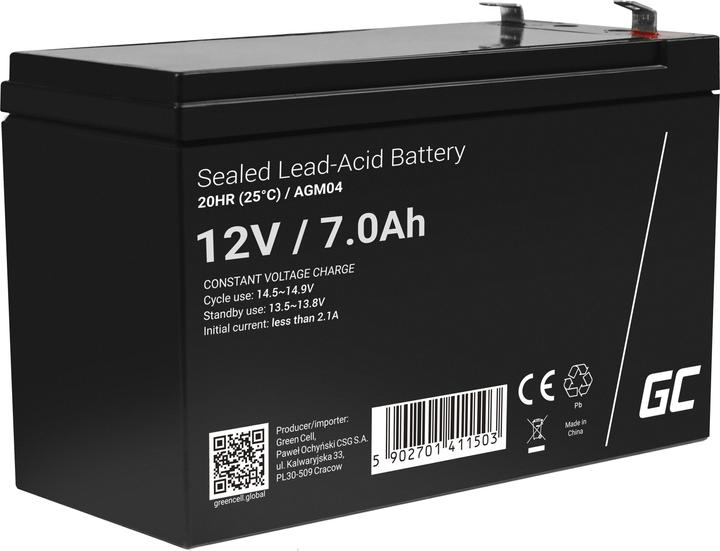 Image du produit GreenCell AGM04 (12 V, 7 Ah)