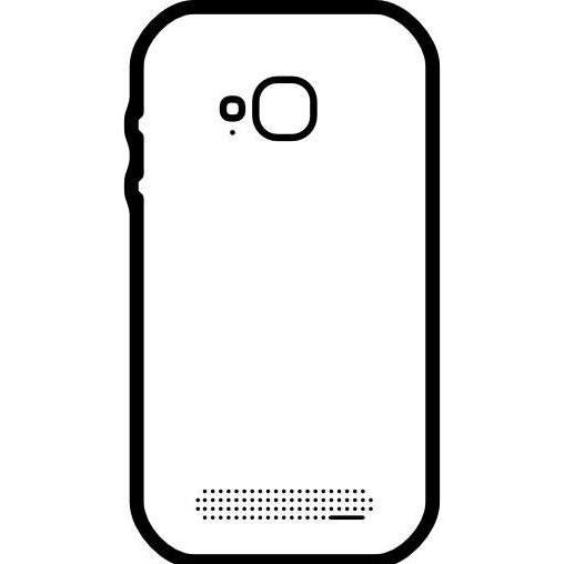 CoreParts Back Cover with Adhesive, Mobilgerät Ersatzteile, Schwarz