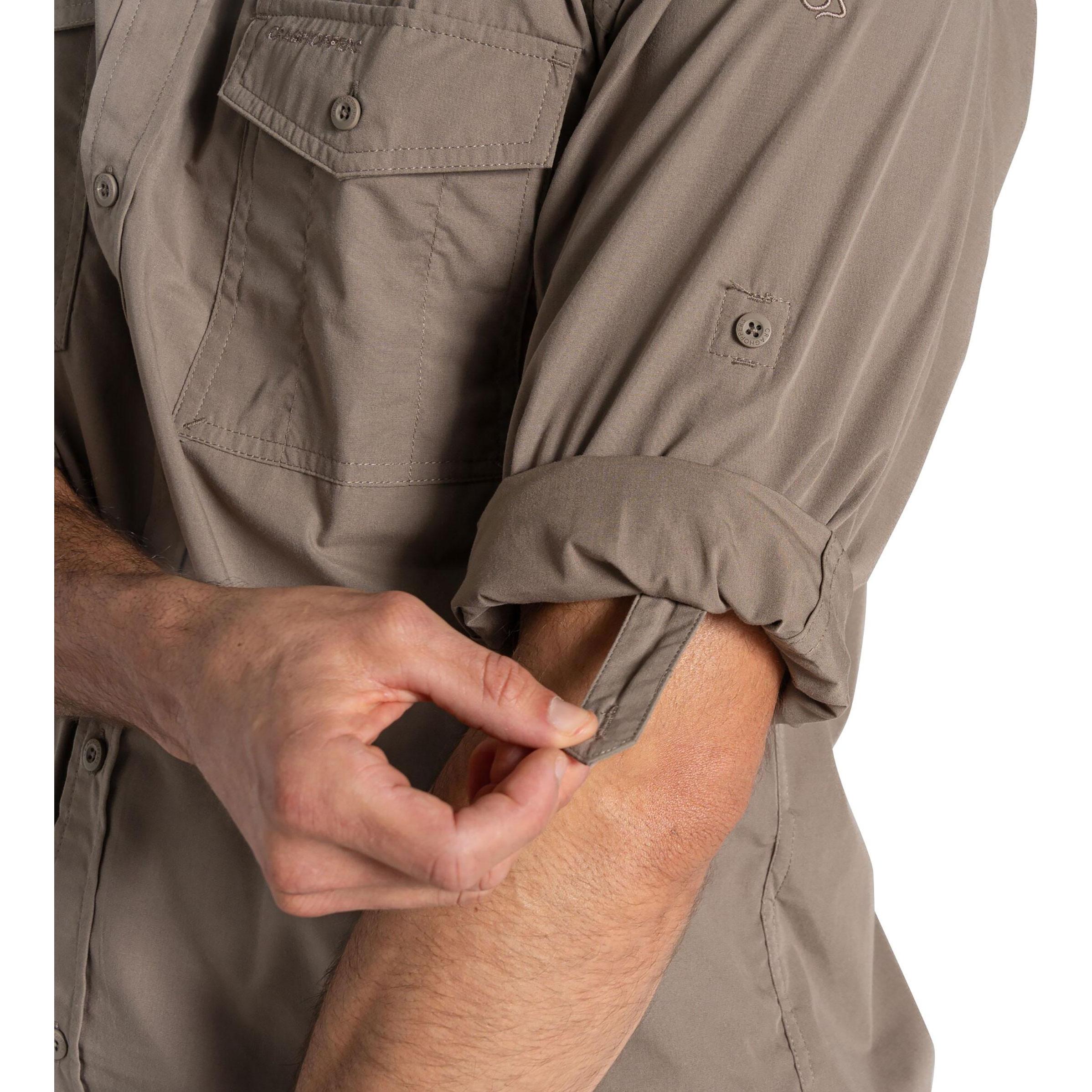 Thumbnail - Craghoppers, Herren, Hemd, Kiwi L/S Shirt, Braun, (S)