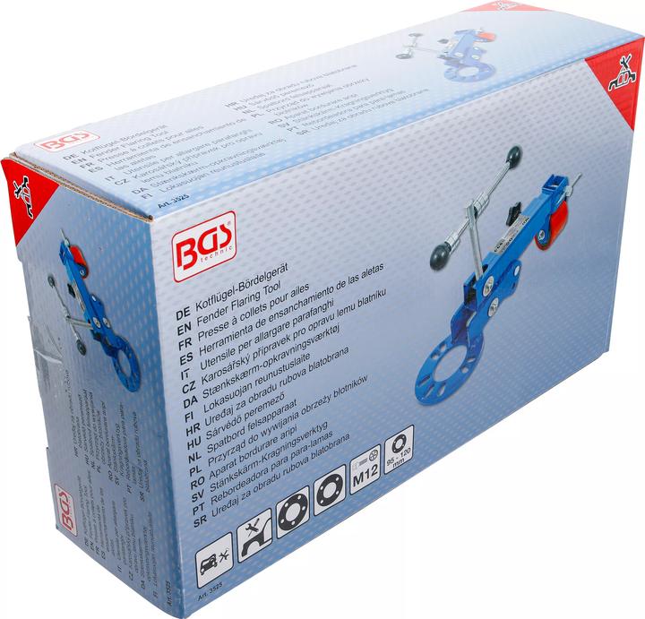 Actual product image BGS Mudguard flaring device