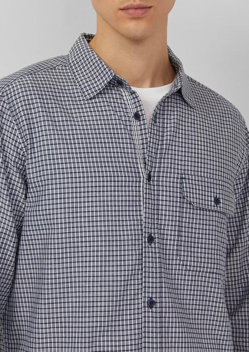 Immagine prodotto s.Oliver Hemd Regular Fit: Kariertes Baumwollhemd mit Kentkragen (M)