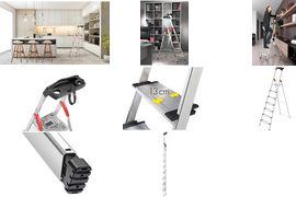 Actual product image Hailo L80 ComfortLine, aluminium safety stepladder, 3 steps (Stepladder, 150 cm)