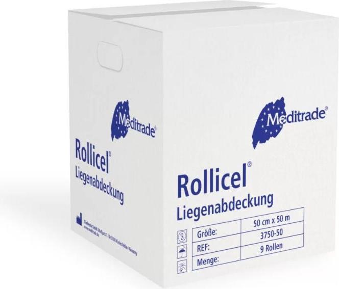 Image du produit Meditrade rouleau médicale plastifié 2-couches blanc perforé