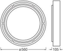 Actual product image Ledvance SF CIRCULAR 500 FRAM