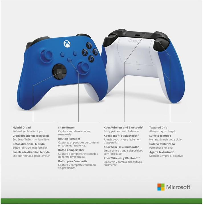 Actual product image Microsoft Xbox WLC M Branded fo EN/FR/DE/IT/PL/PT/ (PC, Xbox Series X, Xbox Series S, Android, Xbox One S, iOS)