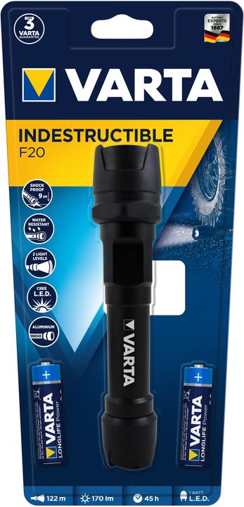 Actual product image Varta Indestructible F20 (16.30 cm, 100 lm)