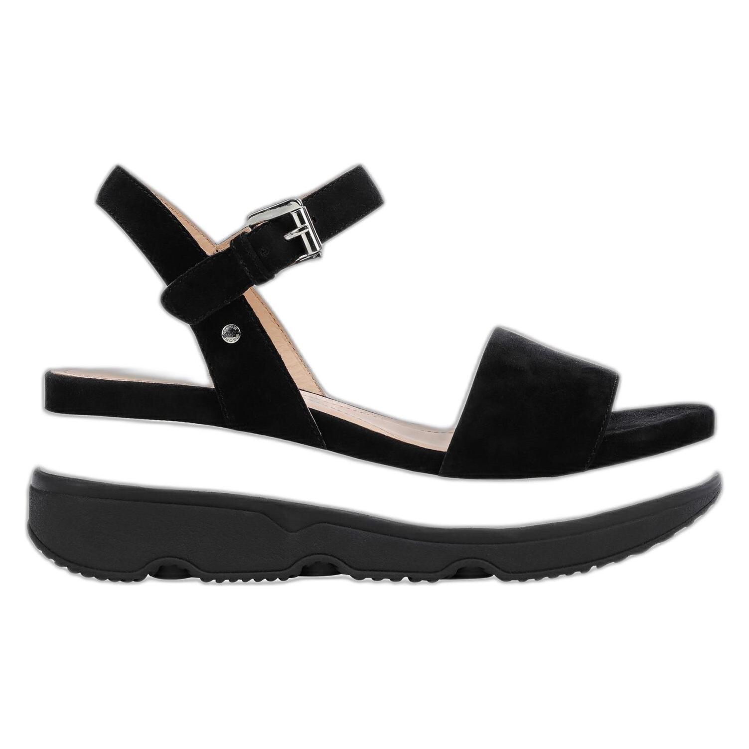 Geox, Damen, Sandalen, Gardenia, Schwarz, (38.5)