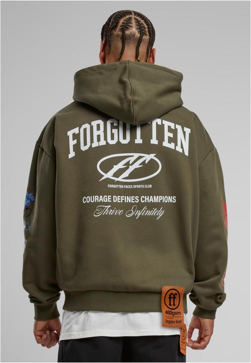 Produktbild Forgotten Faces Courage Defines Oversize Zip Hoody olive XL (XL)