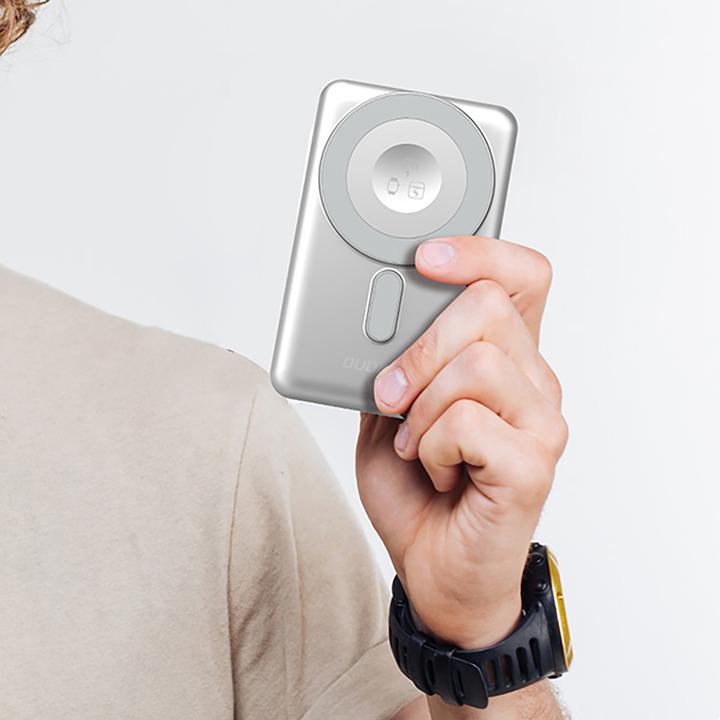 Produktbild Dudao K29 MagSafe powerbank 10000mAh Silver (10000 mAh, 20 W, 38.50 Wh)