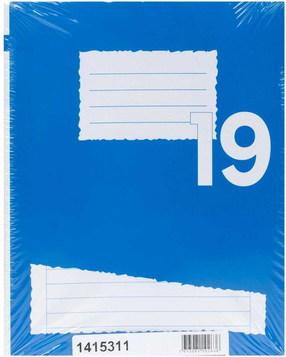 Actual product image Office Exercise book FSC E5, ruled, blue, 10 pieces (E5, Lined)