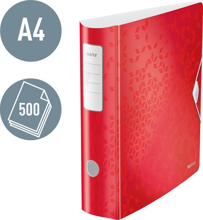 Immagine prodotto Leitz Cartella A4 8cm Active rossa (A4, 82 mm, 1 pz.)