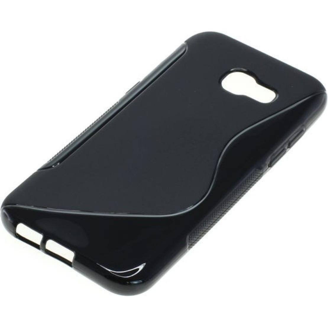 König Design Handy Hülle TPU S Line Schutz Case Schale für Samsung Galaxy A5 2017 Schwarz Neu (Samsung Galaxy A5 (2017))...