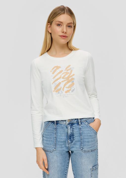 Actual product image S.Oliver T-Shirt Longsleeve mit Effektprint (48)