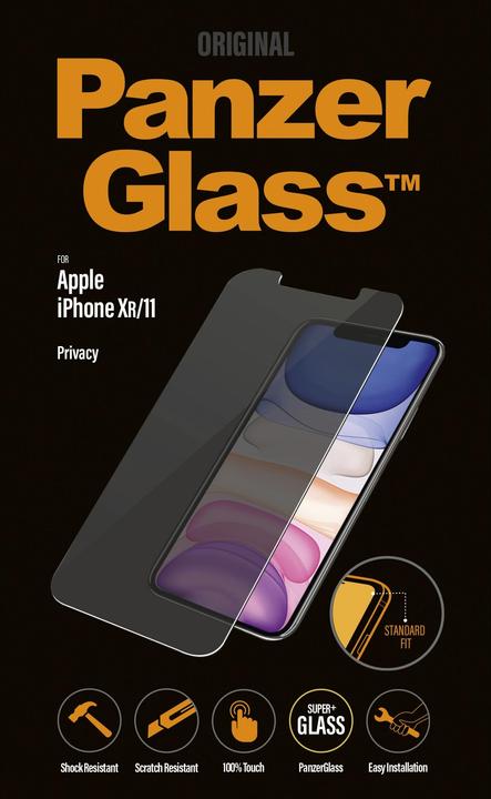 Produktbild PanzerGlass Privacy (1 Stück, Apple iPhone 11, Apple iPhone XR)