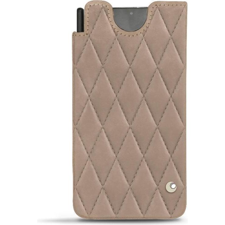 Noreve Lederschutzhülle (Samsung Galaxy S21 Ultra), Smartphone Hülle, Beige