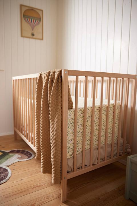 Image du produit Filibabba Couverture tricotée pour bébé - Ivory Cream (70 x 100 cm)