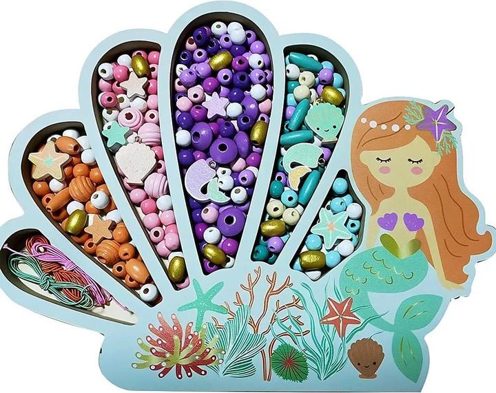 Image du produit Sycomore COFFRET PERLES BOIS SIRENE 400PCS (FR-DE-IT)