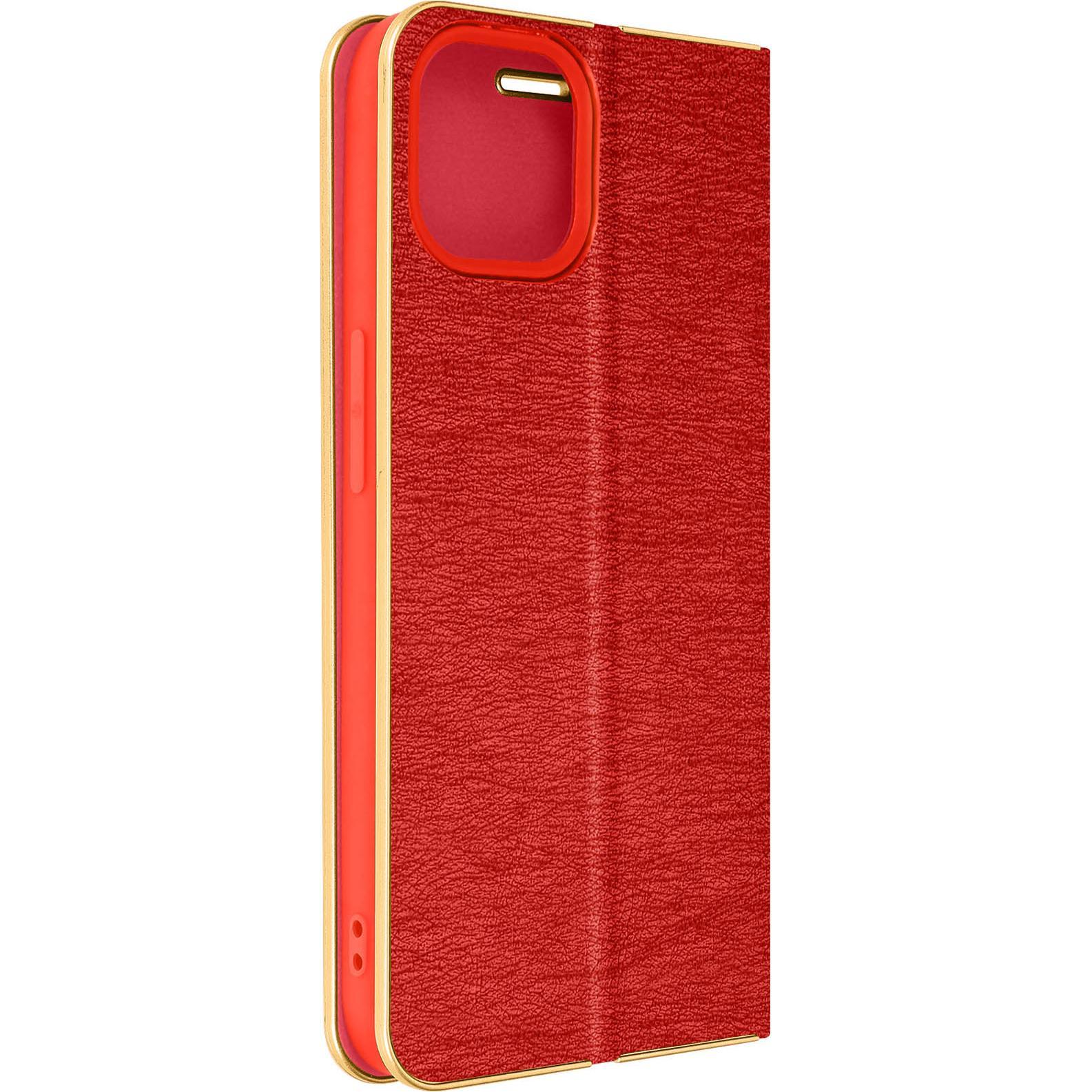 Thumbnail - Avizar Luna Book Series (Apple iPhone 14), Smartphone Hülle, Rot