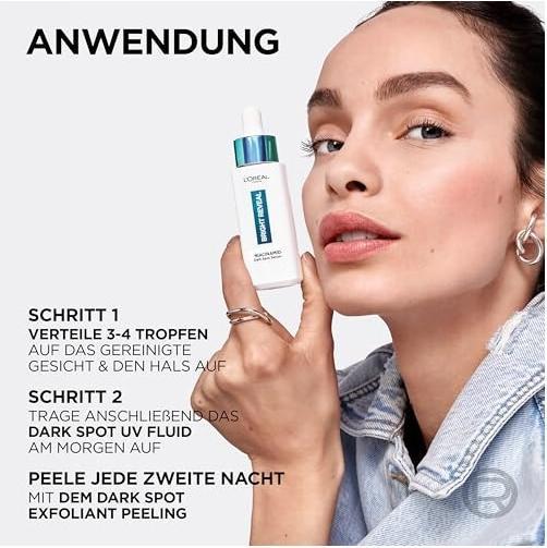 Produktbild L'Oréal Paris L'Oreal Bright Reveal Fluid SPF 50 mit Niacinamid Sonnenschutz (50 ml)