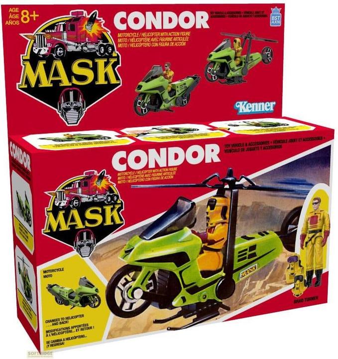 Image du produit The Loyal Subjects M.A.S.K. Actionfigur mit Fahrzeug Vehicle Condor 15 cm