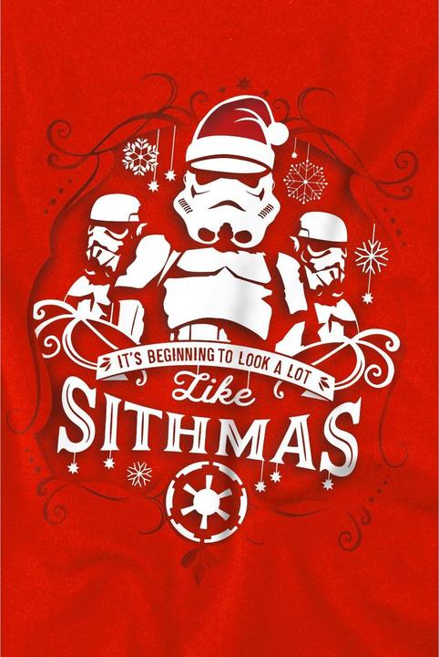 Produktbild Star Wars Beginning To Look A Lot Like Sithmus TShirt weihnachtliches Design (152, 158)