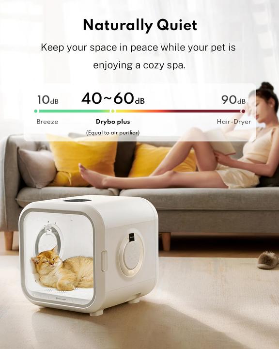 Actual product image HomeRunPet Drybo Plus pet dryer PD50 (Cat, Dog, 50000 ml)