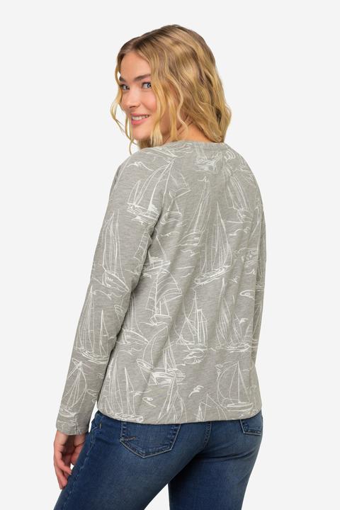 Produktbild Laurasøn T-Shirt, Boote Print, OEKO-TEX (M)
