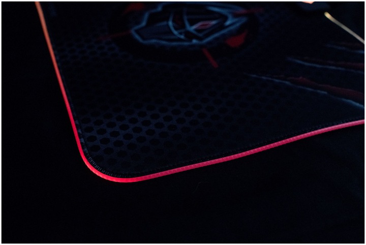 Actual product image Zeroground MP-1900G SHINTO Extreme V2.0 RGB Gaming Mouse Pad 350x250mm