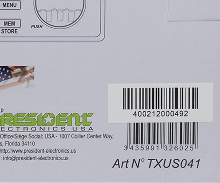 Produktbild President Amateurfunk LINCOLN II + ASC 10/12M, Roger Beep, ANL, NB, Hi-Cut-Filter, AM-FM-USB-LSB-CW, programmi