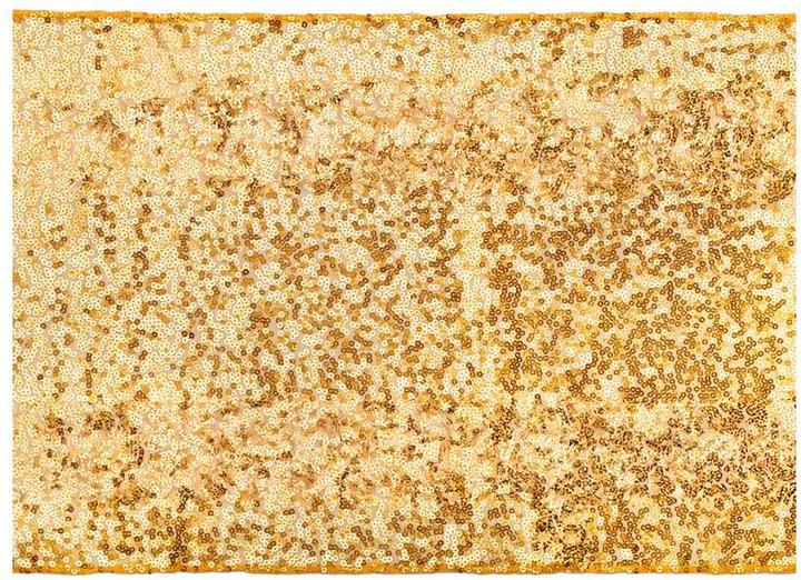 Partydeco Tischläufer mit goldenen Pailletten (30 x 500 cm)