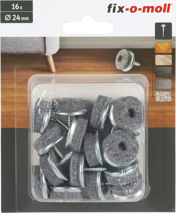 Produktbild Fix-o-moll Cover (Parkettgleiter, 16 Stk.)