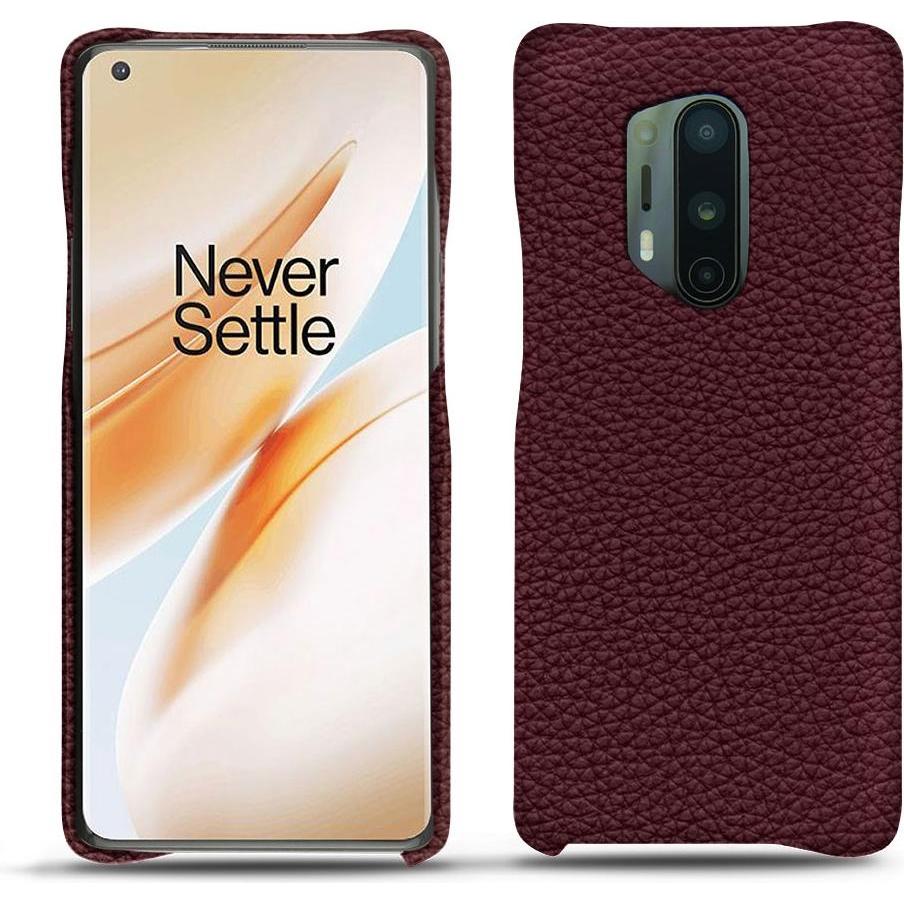 Noreve Lederschutzhülle (OnePlus 8 Pro), Smartphone Hülle, Violett