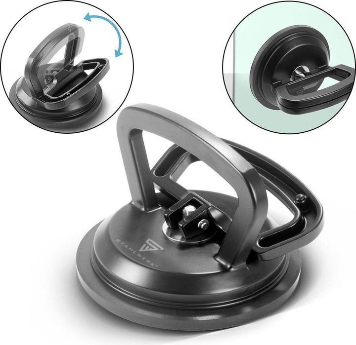 Image du produit Stahlwerk Ventouse de 50 kg de capacité de charge et de 12,5 cm | 5" de diamètre (50 kg)